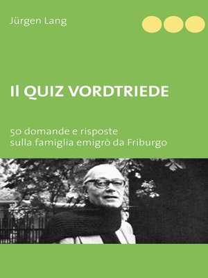 cover image of Il Quiz Vordtriede